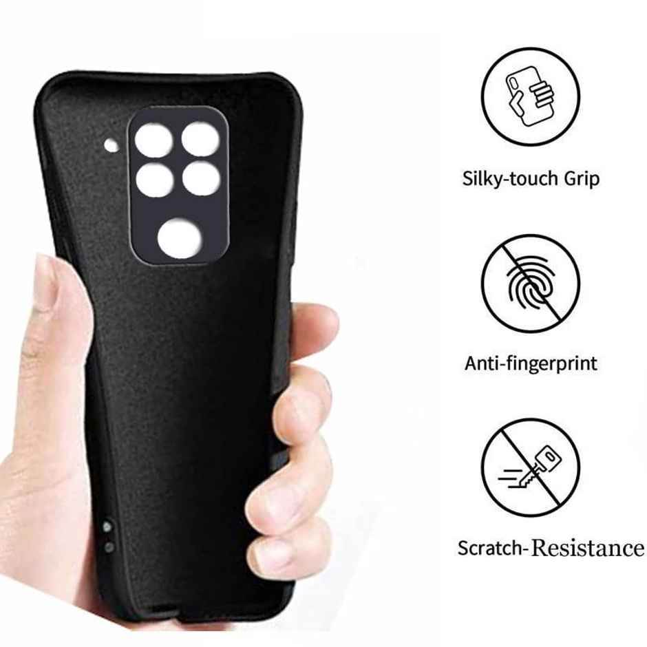 Artistque Case for Mi Redmi Note 9 Back Cover - Plain Liquid Silicone