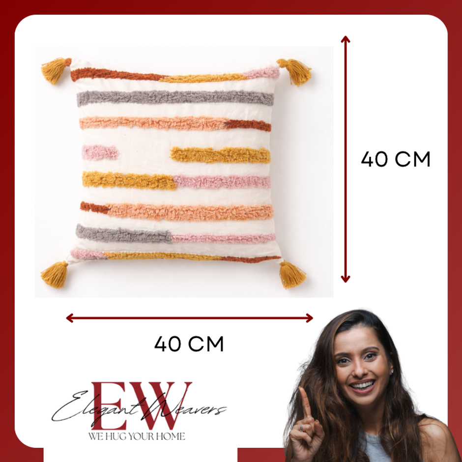 Elegant Weavers Goldenrod Cushion Cover