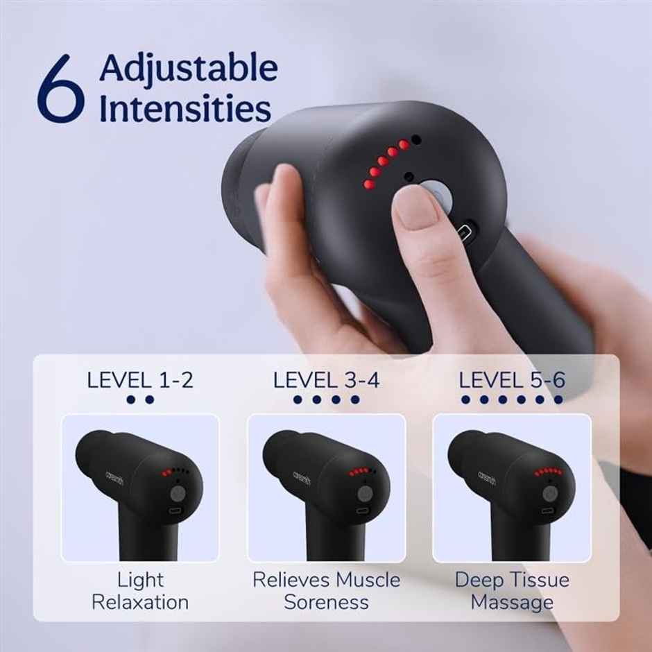 Caresmith Charge Boost Massage Gun True Percussion Massager Machine Pain Relief For Men And Women