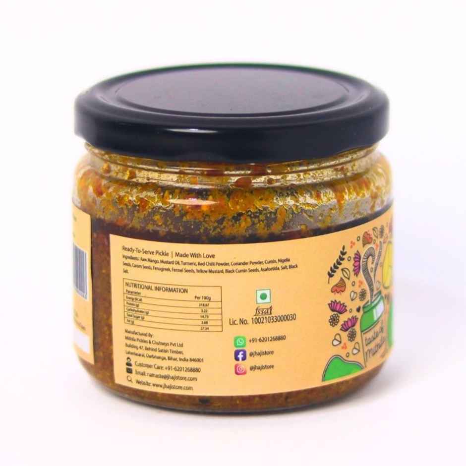 Jhaji Taste of Mithila Special Mango Pickle Bihari Aam ka Aacha