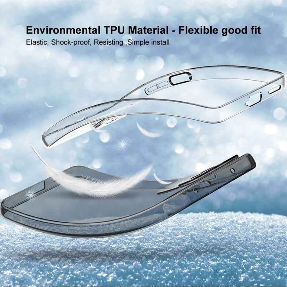 Ohonesty Clear Case, Shockproof Thin Cover for Samsung S23 Ultra