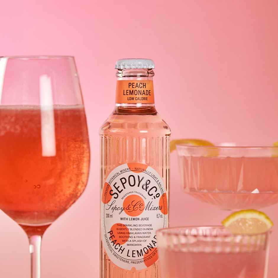 Sepoy & Co. Peach Lemonade | Flavoured Beverage Combo