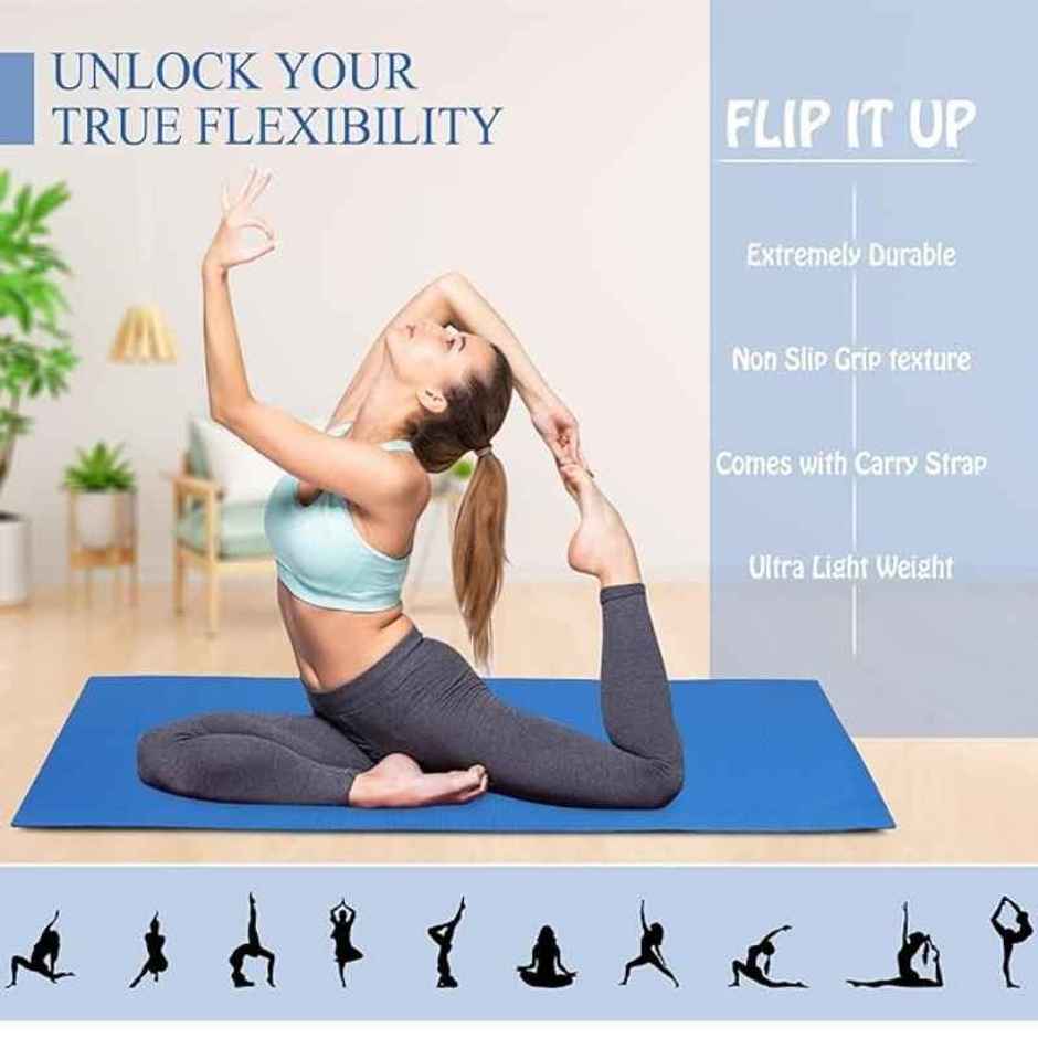 BAY6 Yogamat - 6 mm | With Bag | Blue