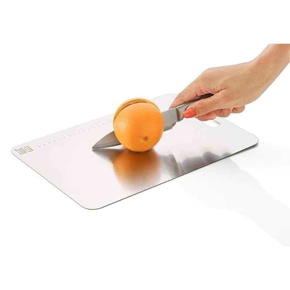 Capsicum Stainless Steel Heavy Duty Chopping-Board 0- 31.8 cm X 21 cm