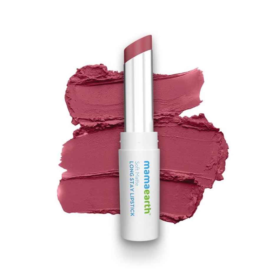 Mamaearth Soft Matte Long Stay Lipsticks - Petal Pink