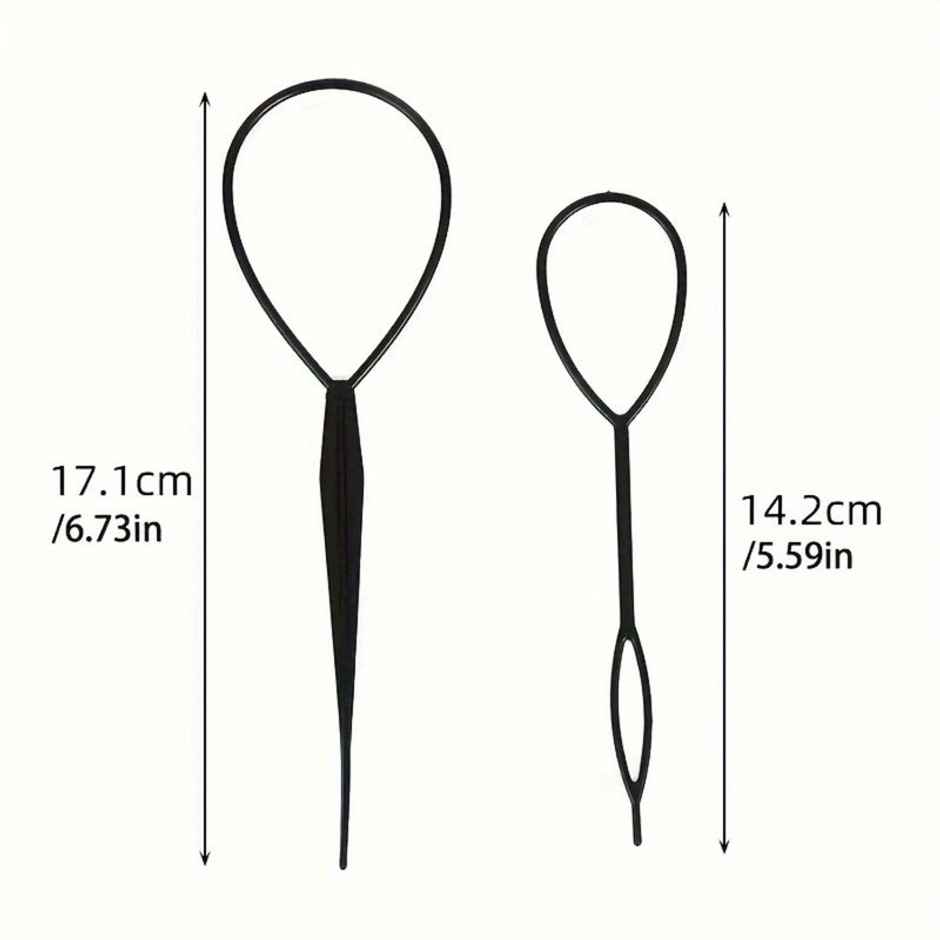 Chronex 2 Braids/set Of Hair Styling Tools And Accessories, Suitable For All Types Of Hair
