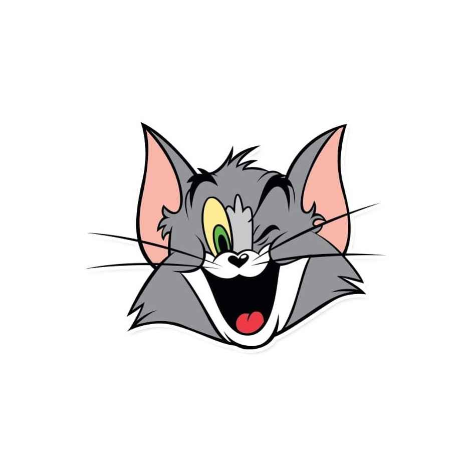 House of Festivals Tom Face - Tom and Jerry Official Sticker