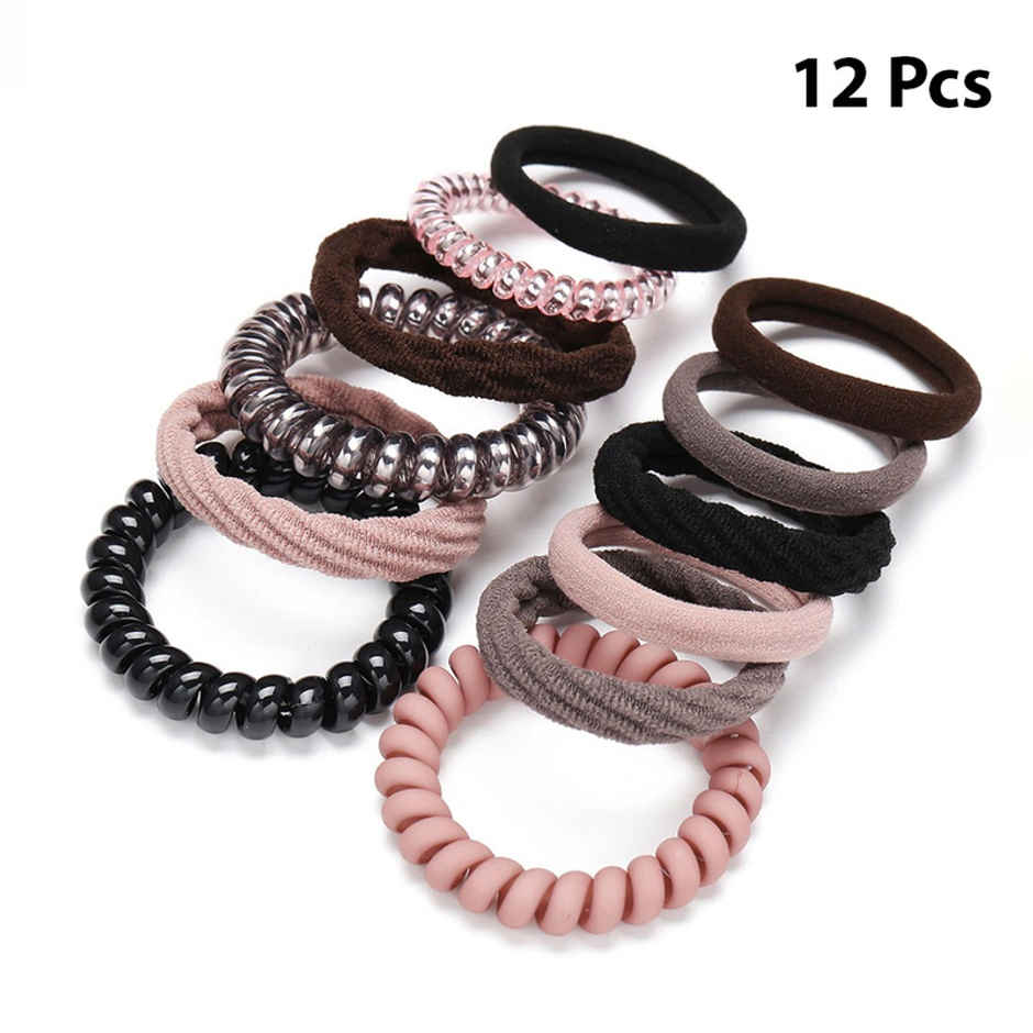 Jewels Galaxy Textured Hair Ties (Multicolour)