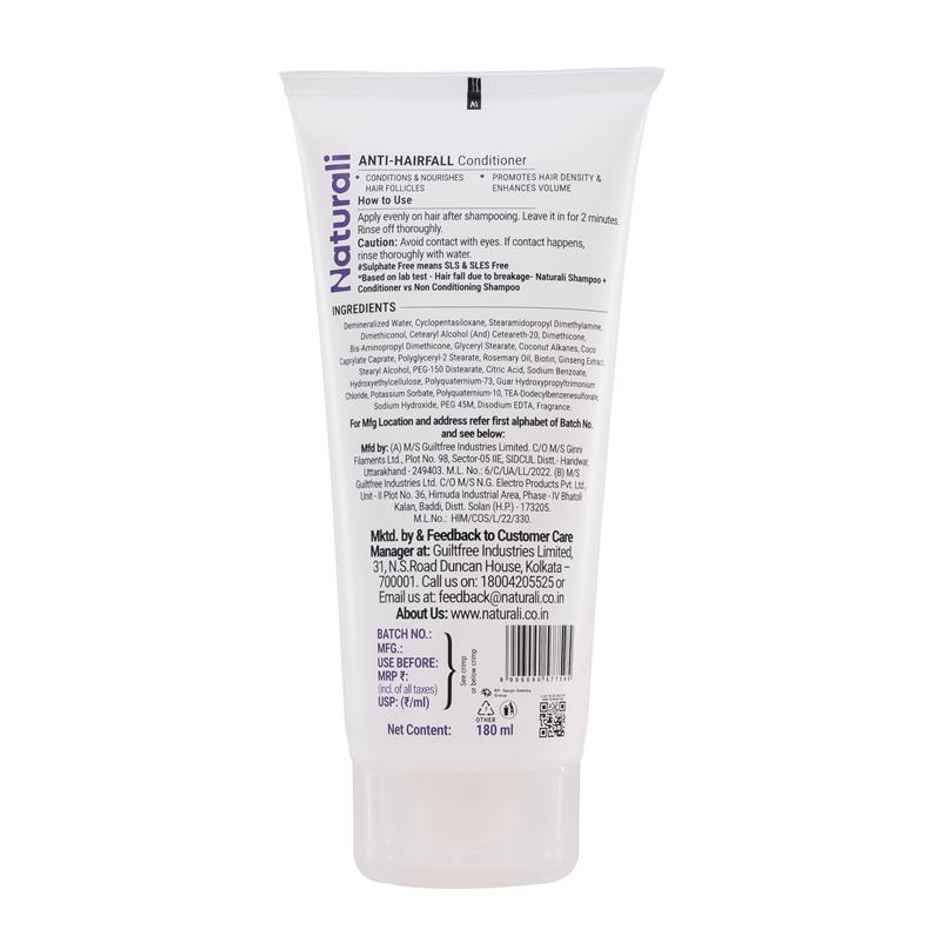 Naturali Anti-Hairfall Conditioner with Rosemary, Korean Ginseng & Biotin