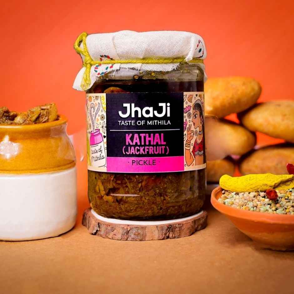 JhaJi Taste of Mithila Jackfruit Pickle Kathal ka Achaar