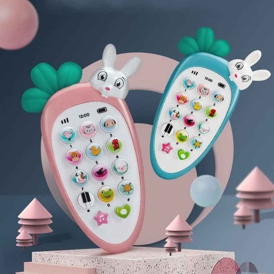 Fablue Musical Cell Phone Toy for Kids | Animal Sounds & Number Learning Toy for Kids | Multicolor