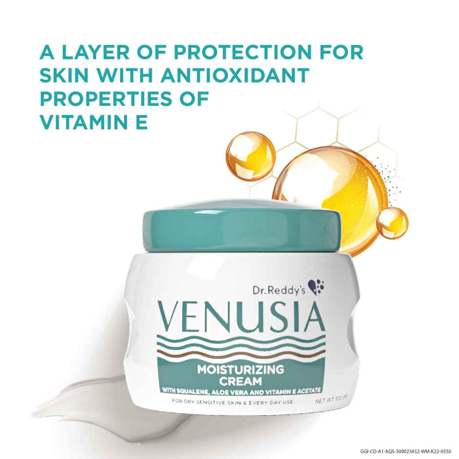 Venusia Dr Reddy's Moisturizing Cream Iibody & Face Cream With Aloe Vera