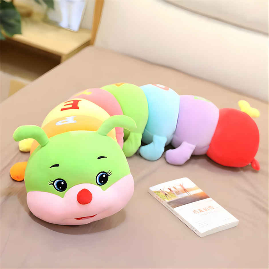 Fablue Cute Caterpillar Soft Toy For Kids - Hugging Pillow Cute Plush Soft Toy