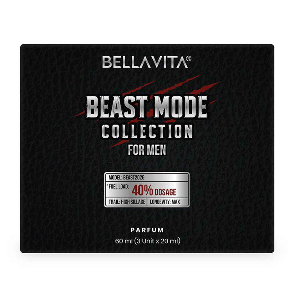 Bella Vita Beast Mode Collection Perfume Gift Set For Men