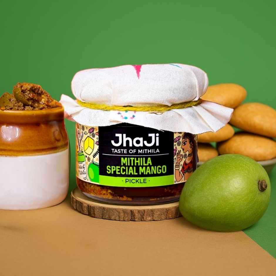 Jhaji Taste of Mithila Special Mango Pickle Bihari Aam ka Aacha