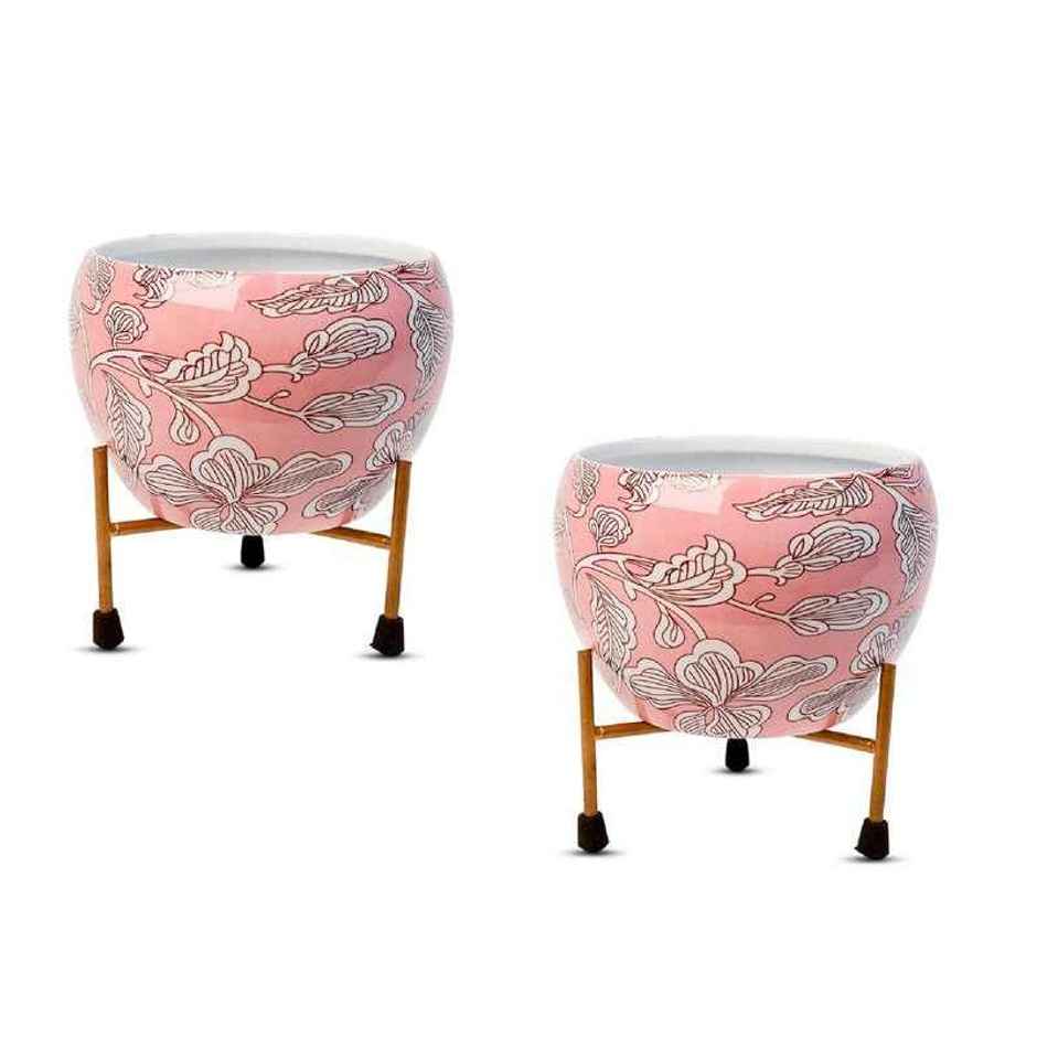 Peng Essentials Reva Home Decor Vase With Stand I Desktop/Bedroom Corner Table/Home Decor Centepie