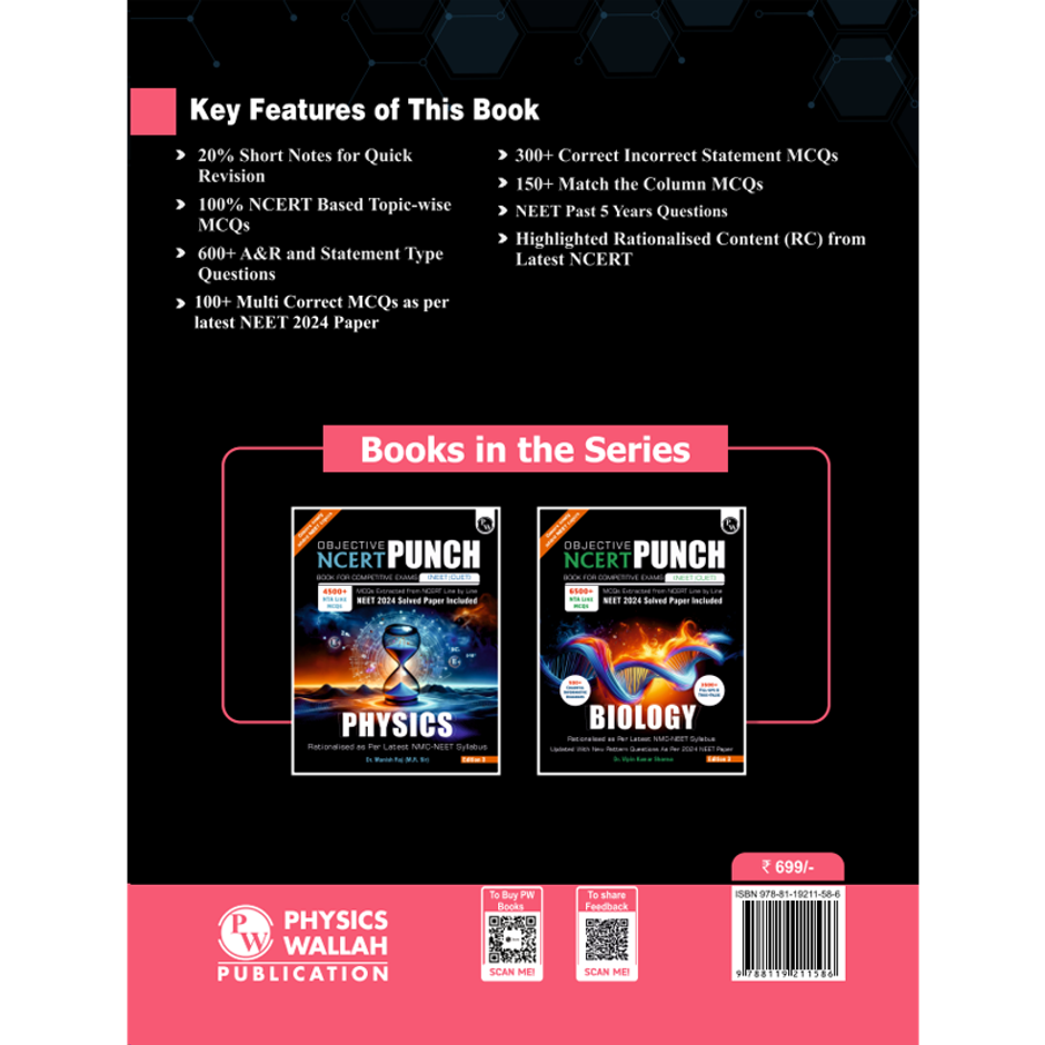 NCERT Punch Chemistry For NEET 2025 by Pankaj Sijairya Sir with NEET '24 Solved Paper