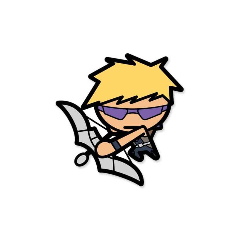 House Of Festivals 2020 Review - Sticker (1pc) & House Of Festivals Hawkeye Chibi - Marvel Official Sticker (1pc) Combo