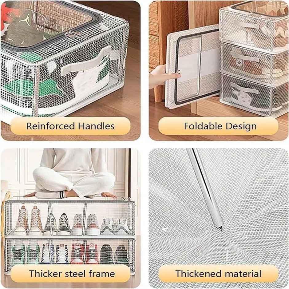 Perpetual Foldable Shoe Organizer Box