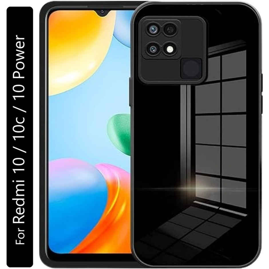 Kwine Case Redmi 10 / 10C / 10 Power Back Cover - Glass Case