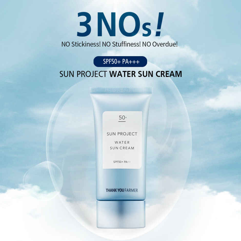 Thank You Farmer Sun Project Water Sun Cream SPF 50+ PA+++