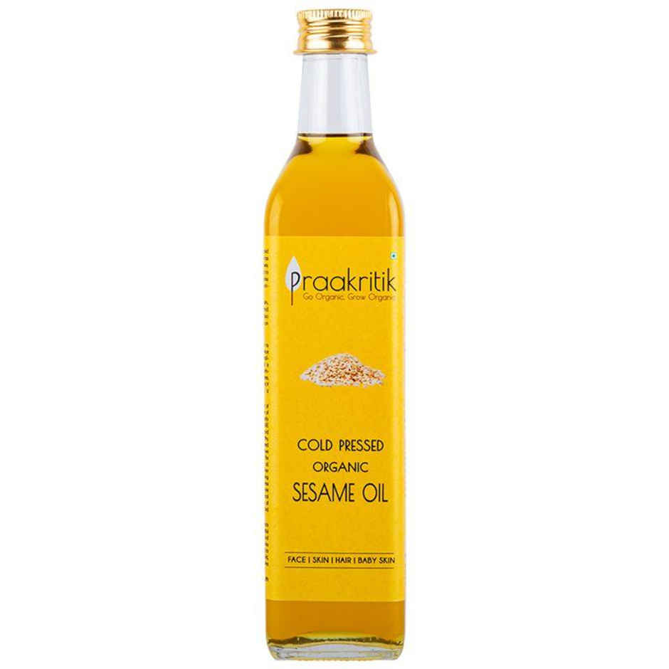 Praakritik Sesame (Til-Gingelly) Cold Pressed Oil | Organic Cooking Oil
