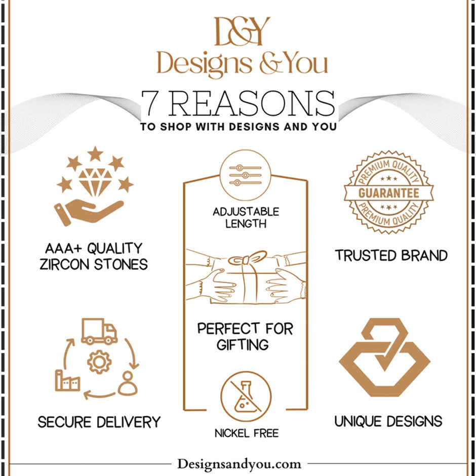 Designs & You Gold Plated Triple Layer Snake Chain Tangled Bracelet