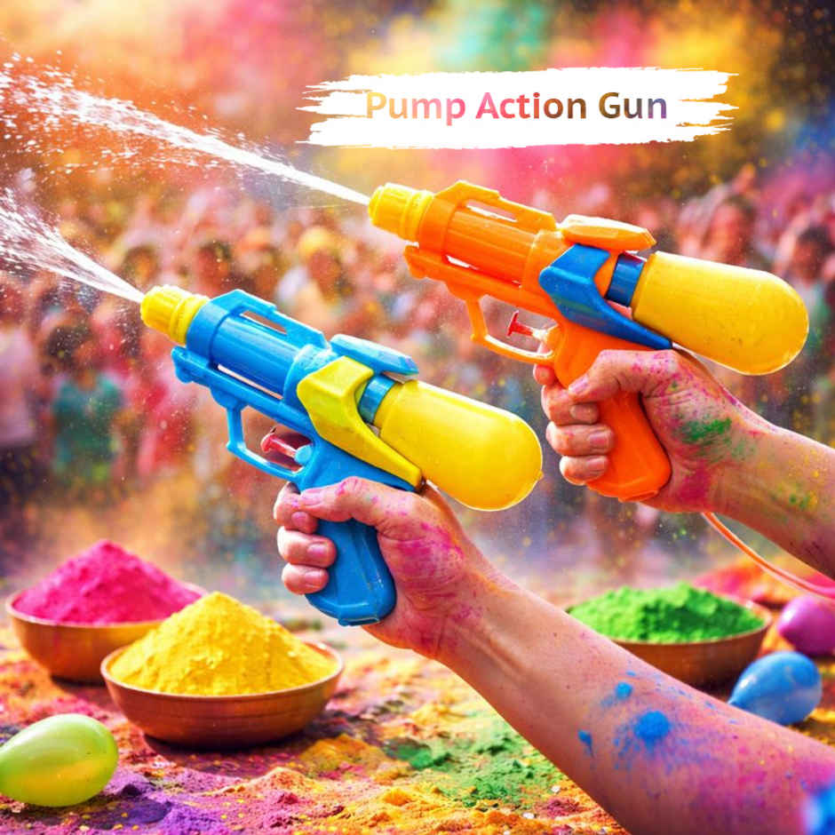 Storio Manual Water Gun for Kids | Outdoor Pool & Beach Water Toy | Aqua Rang