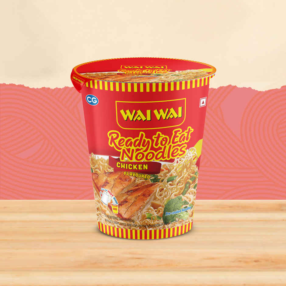 Wai Wai Ready To Eat Cup Noodles Chicken