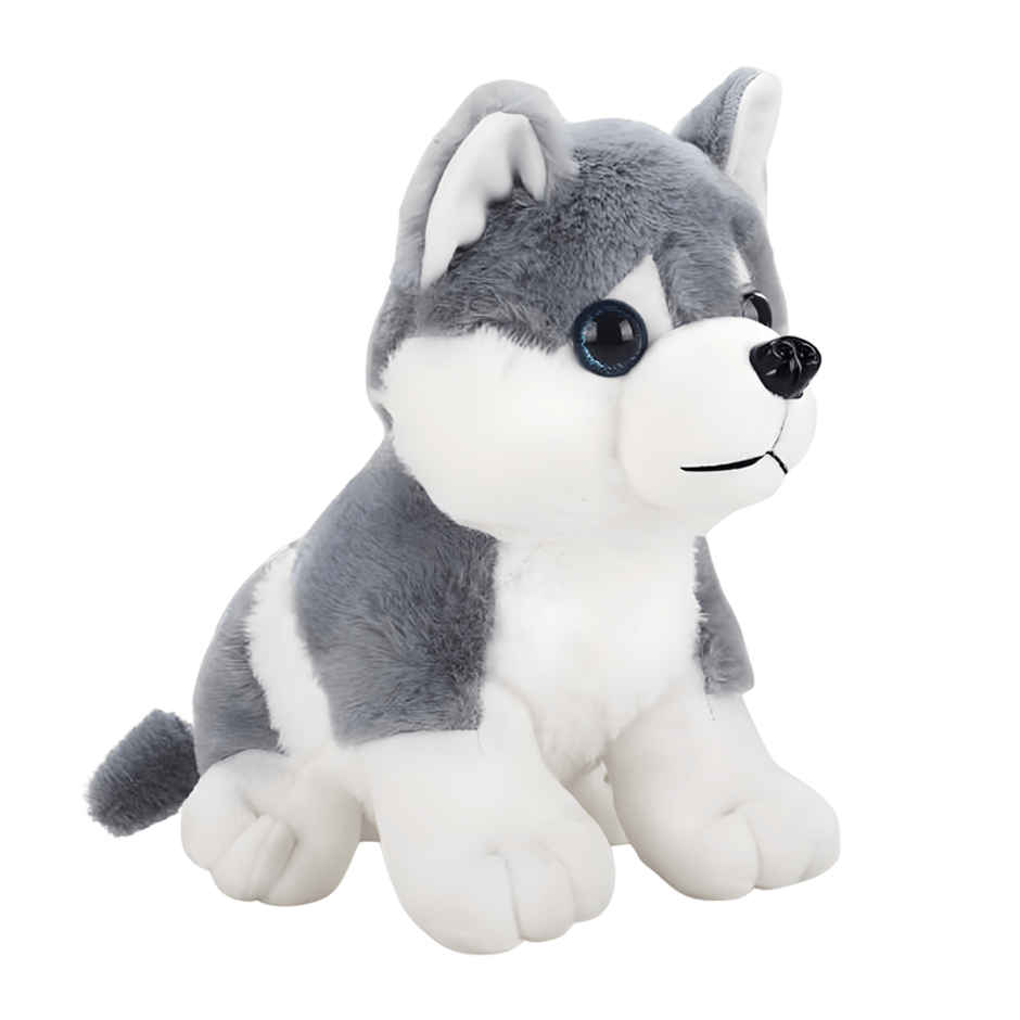 Fablue Husky Dog Plush Soft Toy For Kids - Soft Stuffed Animal Toy