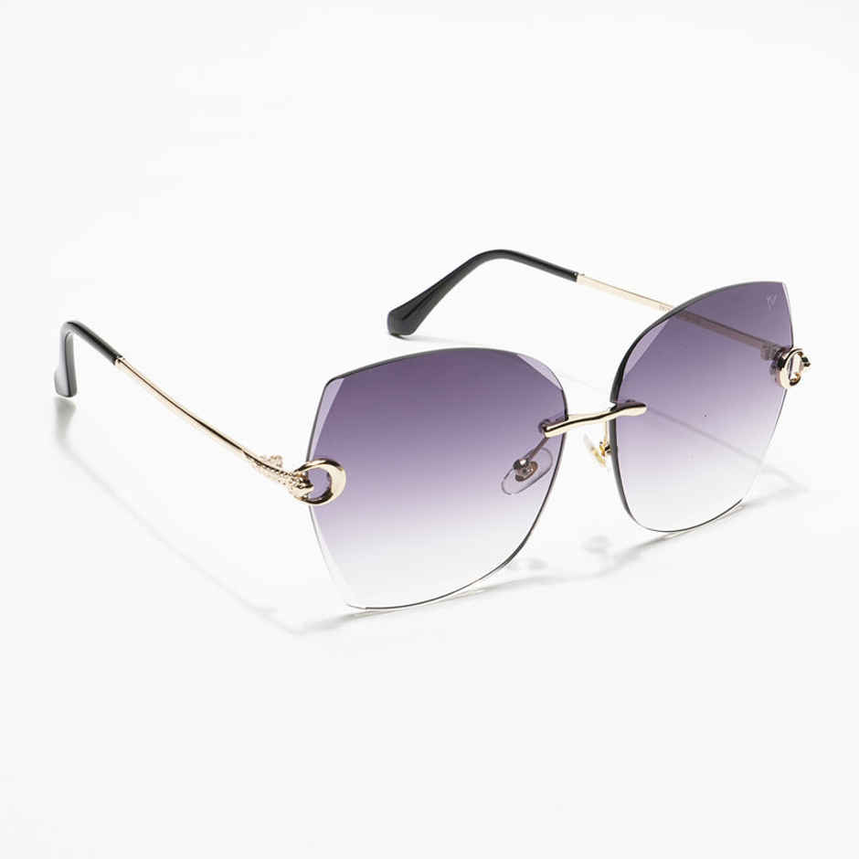 Voyage Unisex Metal Sunglasses | Black - One Size