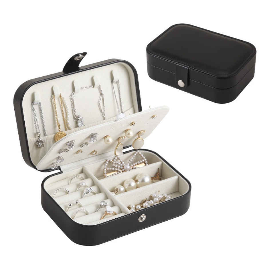 Just Lil Things Travel Jewellery Organizer Box - Compact And Elegant Storage Case | Jltjk0046