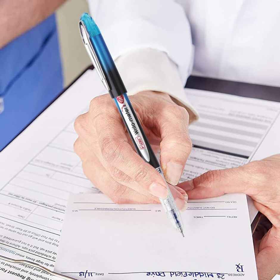 Flair Writometer Gel Pen Blue Pack Of 3