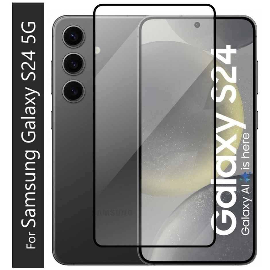 Kwine Case Samsung Galaxy S24 5G Tempered Glass Screen Protector - Premium Quality
