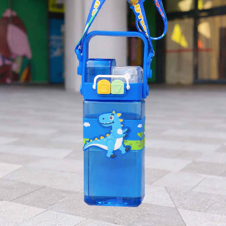 DesignLand Double Mouthed Dino Water Bottle | Blue