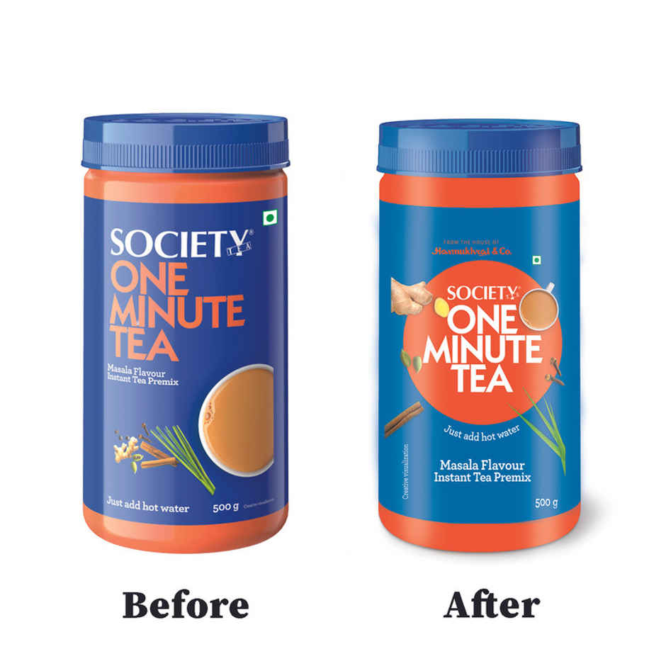 Society OMT Masala Instant Tea Premix Jar