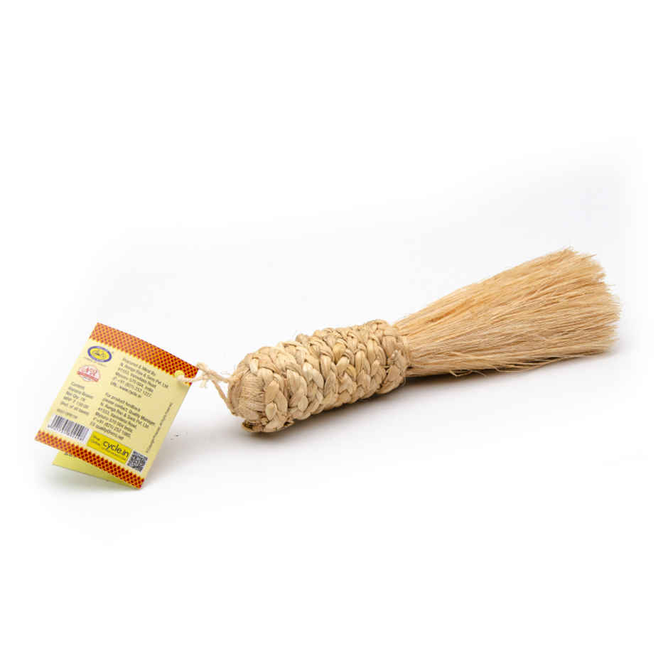 Pure Om Shanthi Puja Broom For Cleaning Puja Rooms/Divine Spaces | Cycle