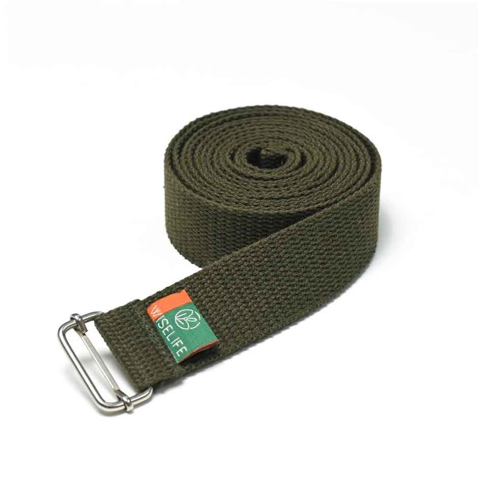Wiselife 8ft Yoga Belt- Green