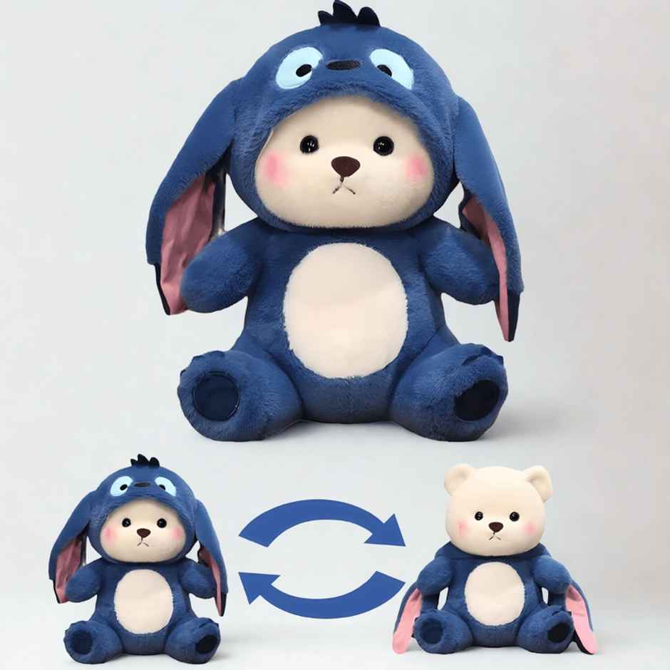 Fablue Blue Lovable Huggable Soft Toy For Kids - Elegant Soft Plush Toy