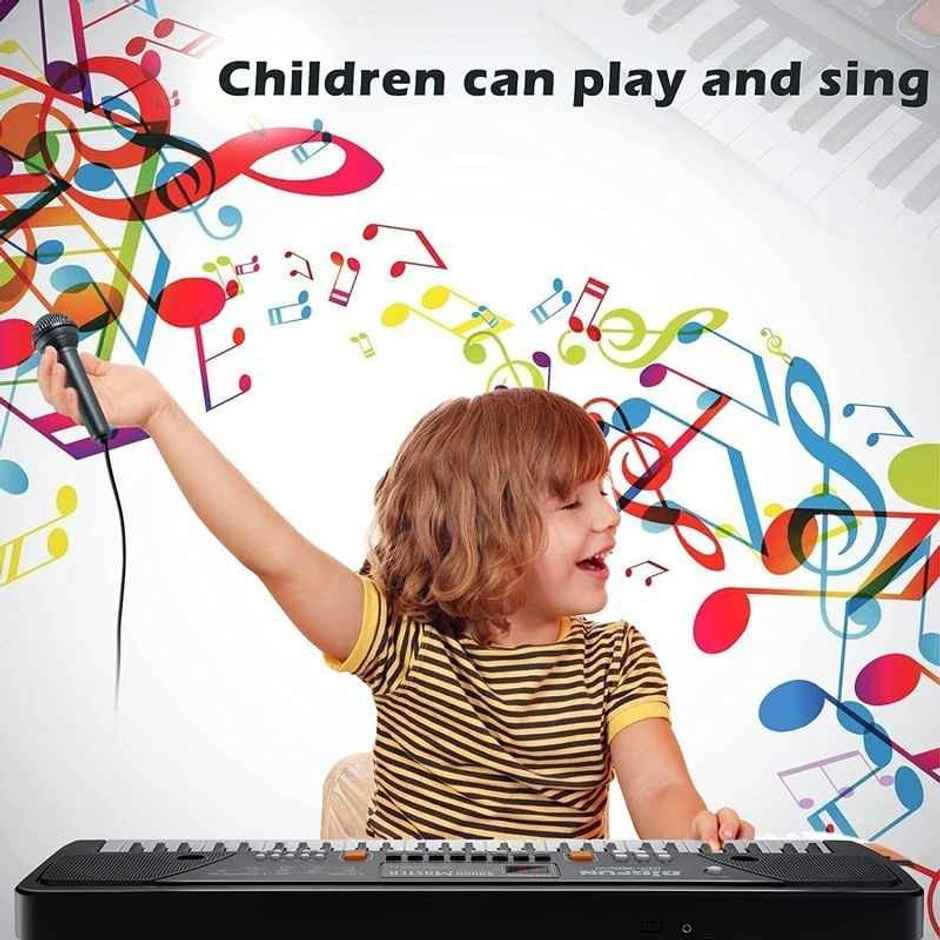 Fablue 37 Key Piano Keyboard Toy for Kids and Adults | Piano with Microphone | Musical Toy for Kids