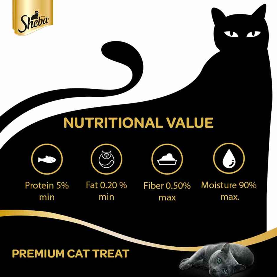  Sheba Melty Premium Cat Treats | Sasami Selection | Chicken & Chicken-Whitefish Flavors