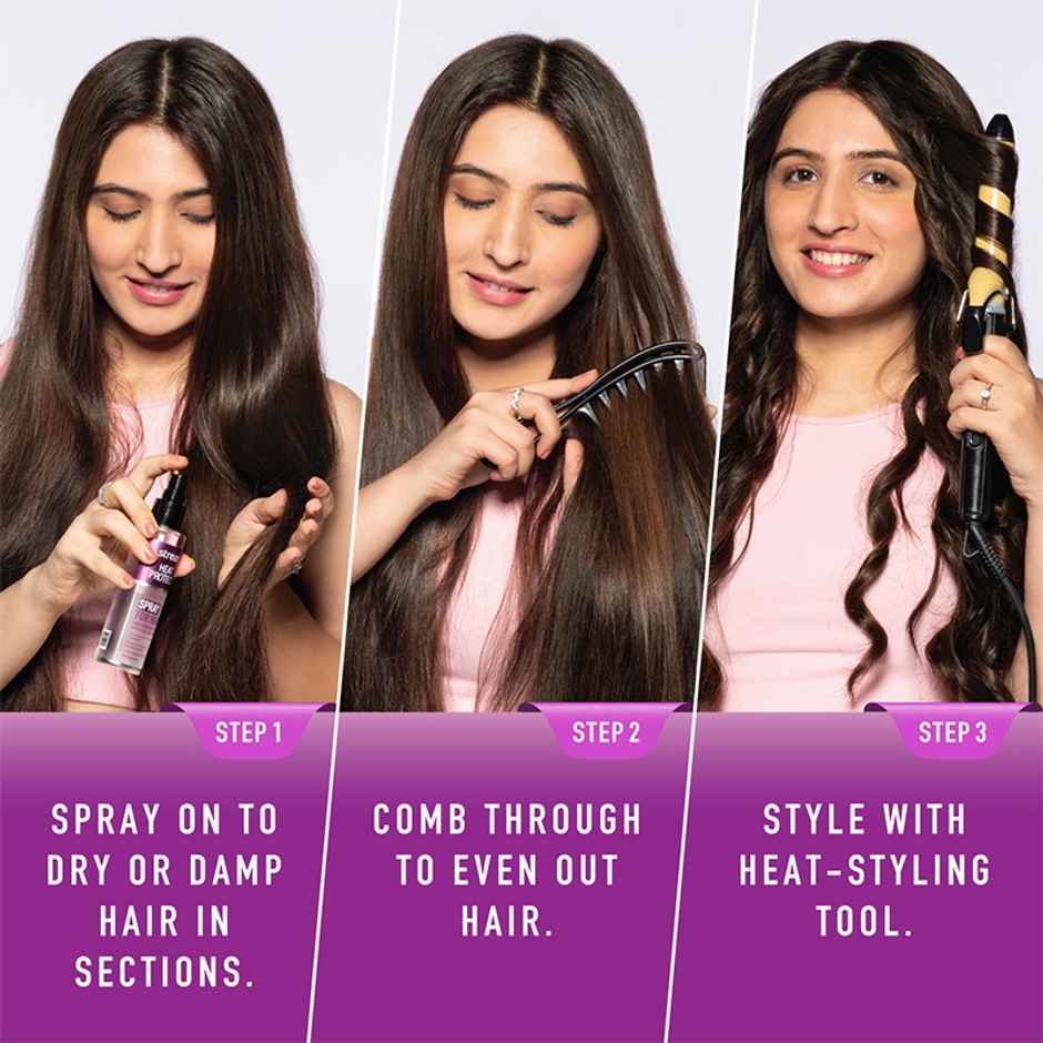 Streax Heat Protect Spray For Hair Styling Spray For Women & Men