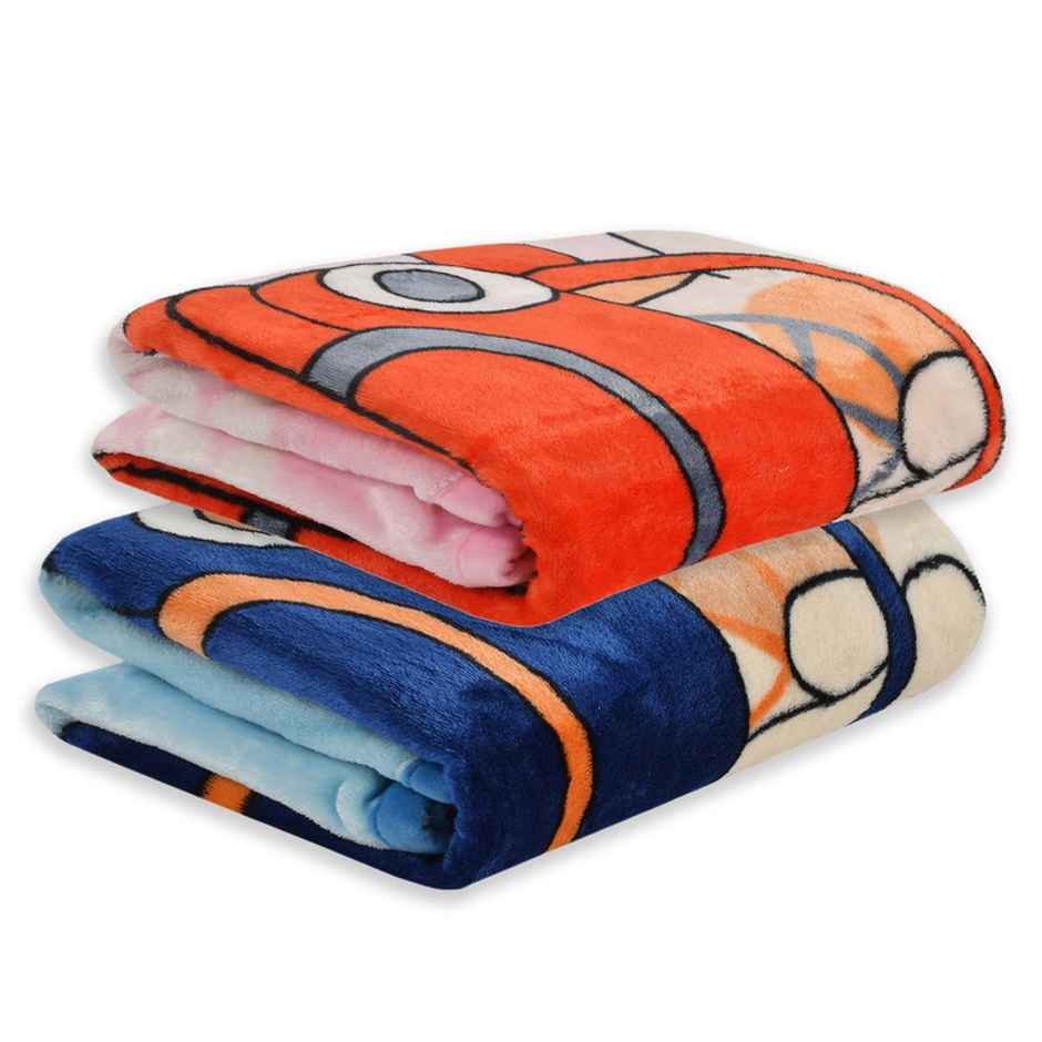 Florida All Season Baby Flannel Blanket Wrapper | Pack of 2 | Red and Blue