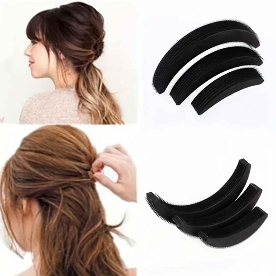 Chronex 3 Pcs/set Hair Styling Clip Hair Styler Updo Hair Accessories/Sponge Puff Hair Styling Tools