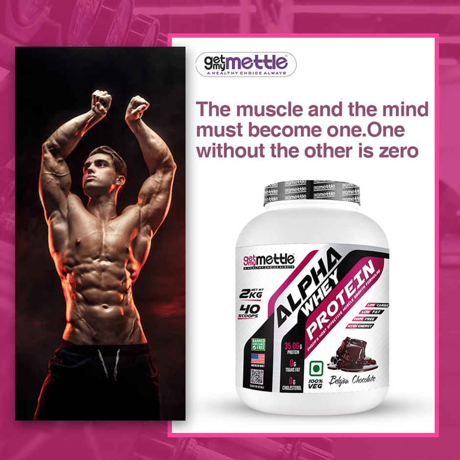 Getmymettle Alpha Whey Protein (Mystic Mango)