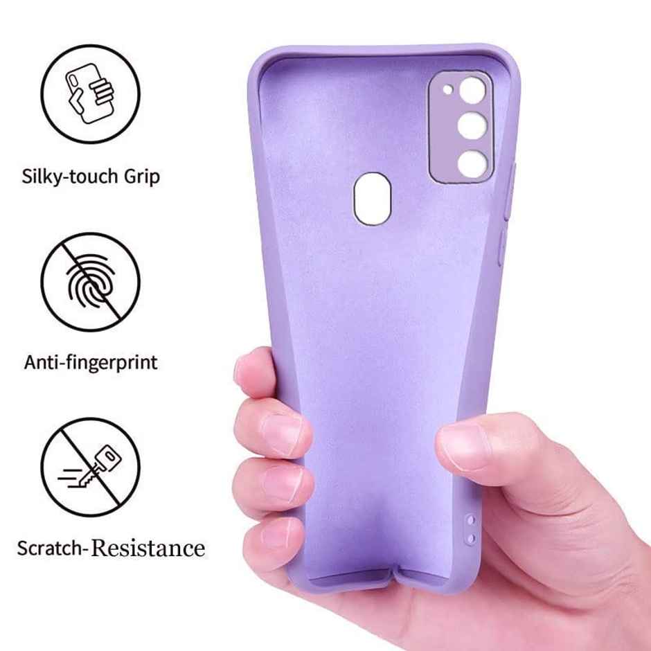 Artistque Case For Samsung Galaxy M21 / Samsung Galaxy M30S Back Cover - Plain Liquid Silicone Cover
