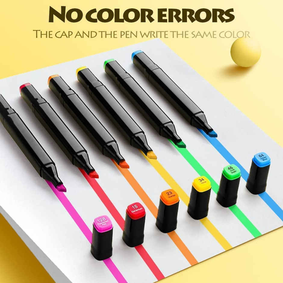 Fablue Art Marker Pen With Storage Bag