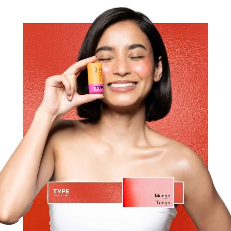 Type Beauty Inc Soak It Hydra Jelly Tint | Cheeks - Lips and Eyes | Mango Tango 86