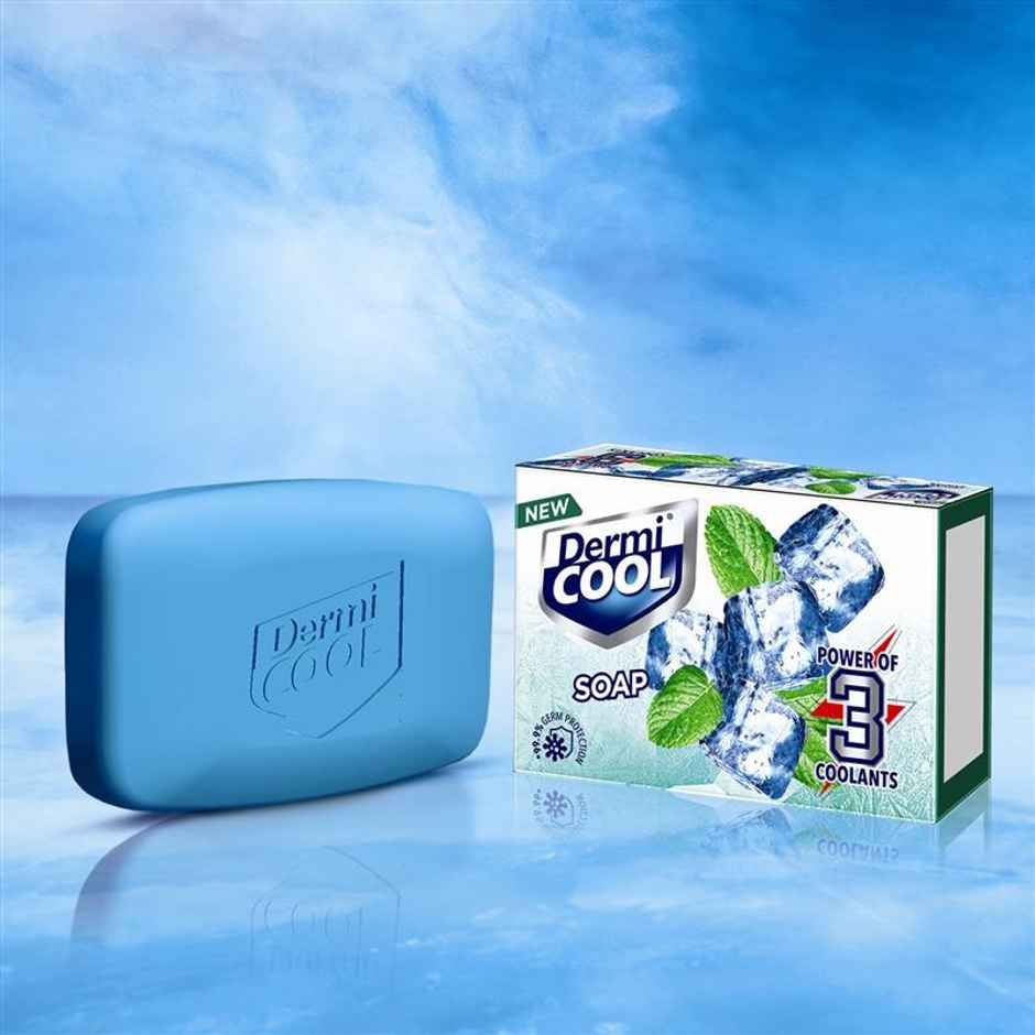Dermicool Soap With The Power Of 3 Coolants - Camphor, Menthol, Thyme Oil