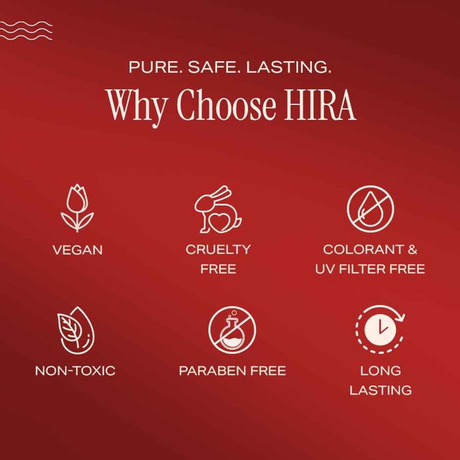 HIRA Red Flag Eau De Parfum For Women | Tuberose & Patchouli Notes
